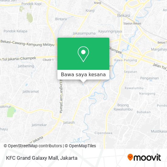 Peta KFC Grand Galaxy Mall