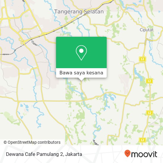 Peta Dewana Cafe Pamulang 2