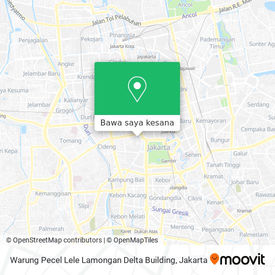 Peta Warung Pecel Lele Lamongan Delta Building