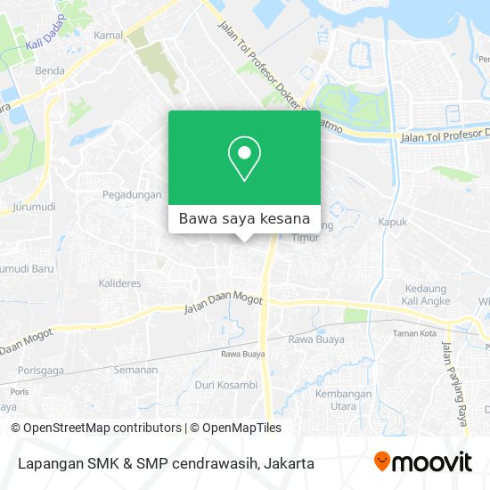 Peta Lapangan SMK & SMP cendrawasih