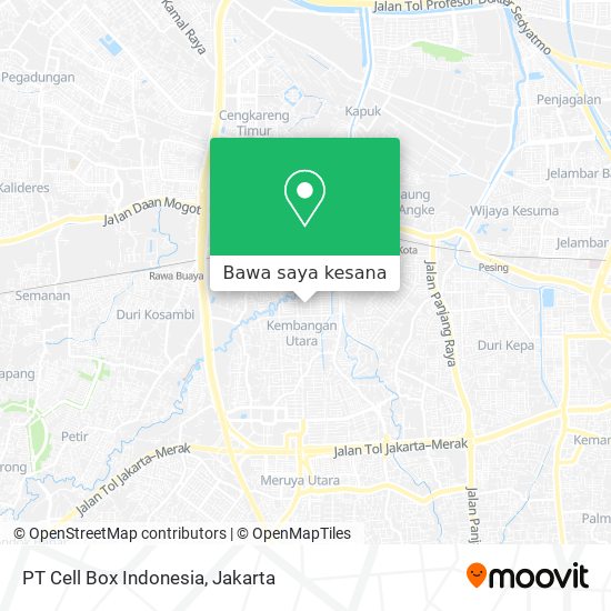 Peta PT Cell Box Indonesia