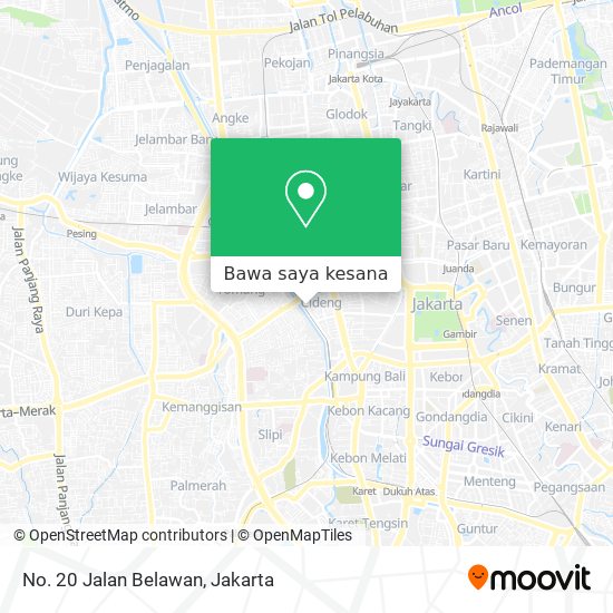 Peta No. 20 Jalan Belawan