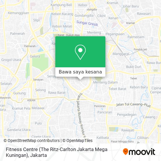 Peta Fitness Centre (The Ritz-Carlton Jakarta Mega Kuningan)