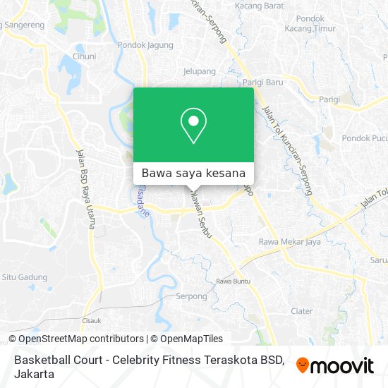 Peta Basketball Court - Celebrity Fitness Teraskota BSD