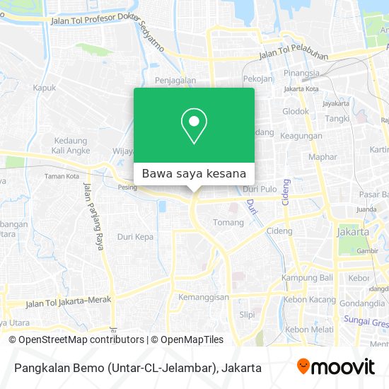 Peta Pangkalan Bemo (Untar-CL-Jelambar)