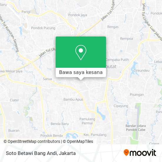 Peta Soto Betawi Bang Andi