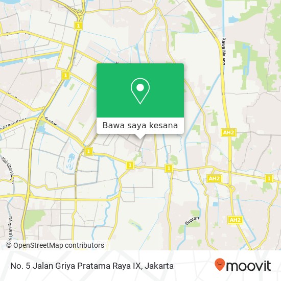 Peta No. 5 Jalan Griya Pratama Raya IX