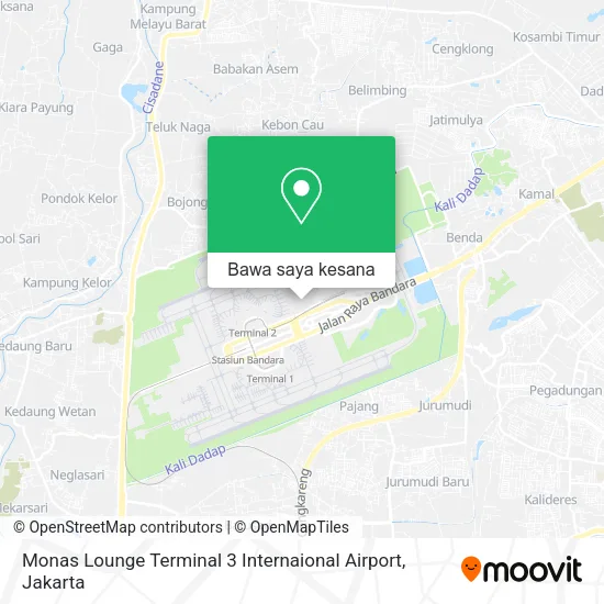 Peta Monas Lounge Terminal 3 Internaional Airport