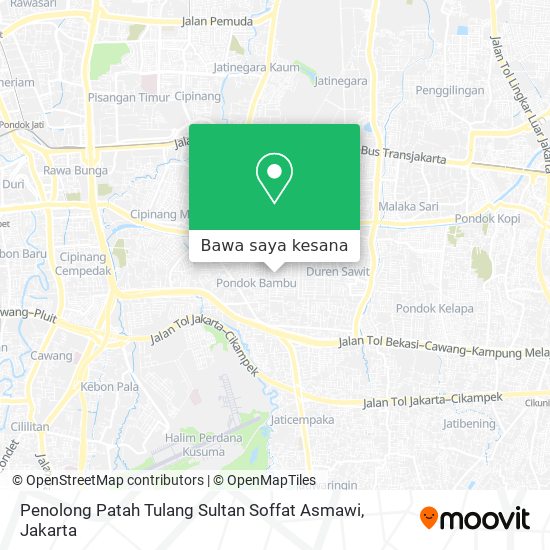 Peta Penolong Patah Tulang Sultan Soffat Asmawi