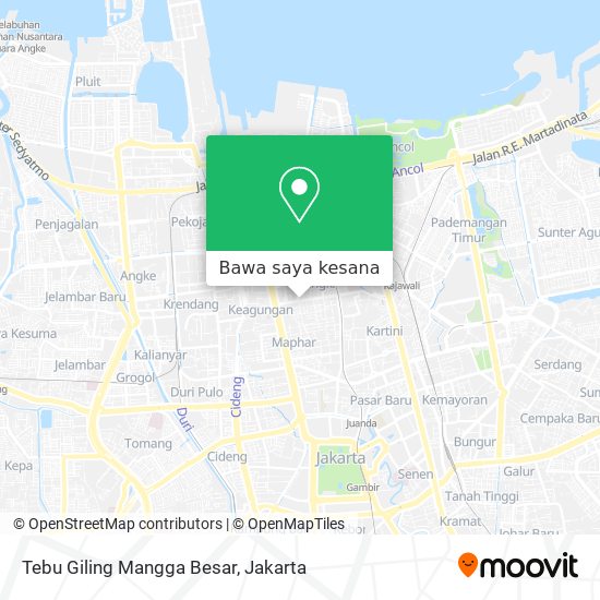 Peta Tebu Giling Mangga Besar