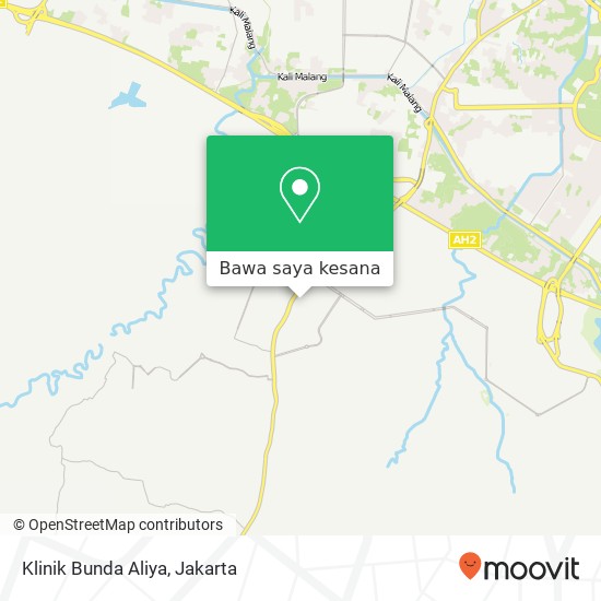 Peta Klinik Bunda Aliya