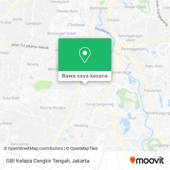 Peta GBI Kelapa Cengkir Tengah