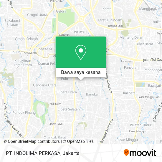 Peta PT. INDOLIMA PERKASA