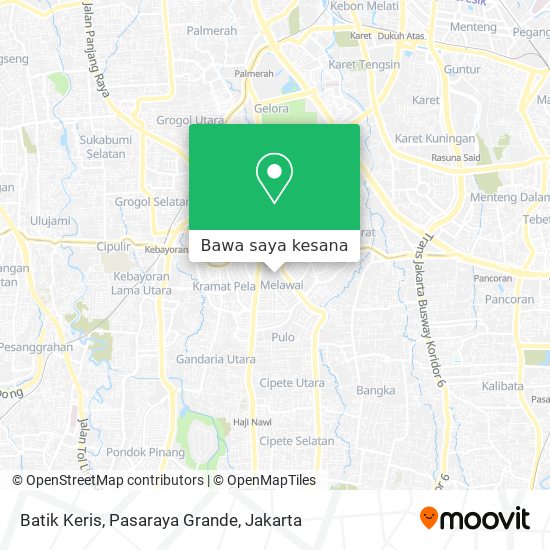 Peta Batik Keris, Pasaraya Grande