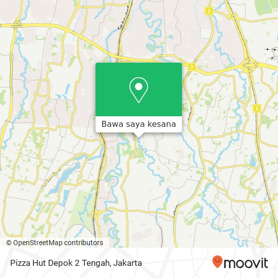 Peta Pizza Hut Depok 2 Tengah