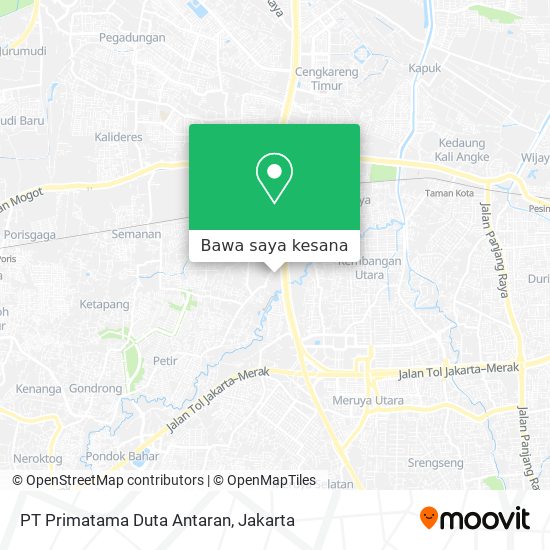 Peta PT Primatama Duta Antaran