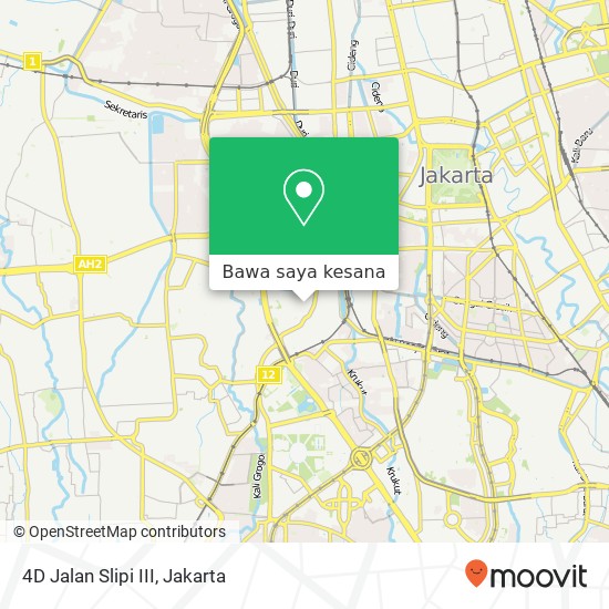 Peta 4D Jalan Slipi III