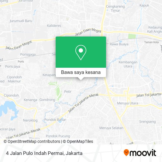 Peta 4 Jalan Pulo Indah Permai