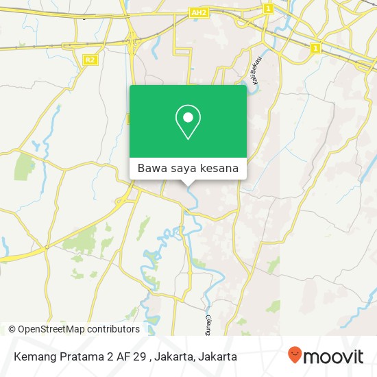 Peta Kemang Pratama 2 AF 29 , Jakarta