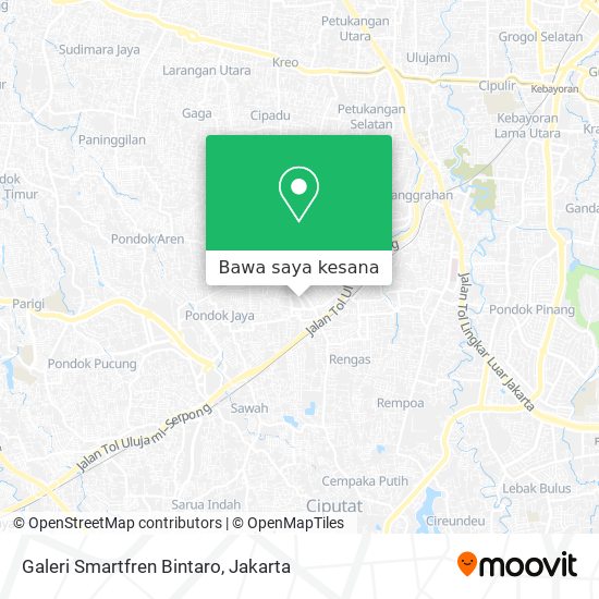 Peta Galeri Smartfren Bintaro