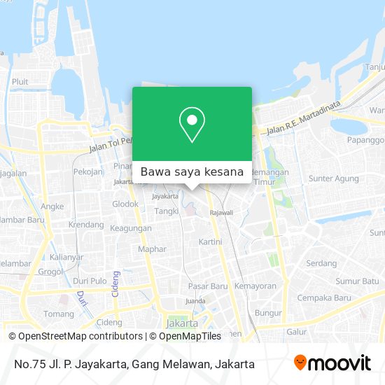 Peta No.75 Jl. P. Jayakarta, Gang Melawan