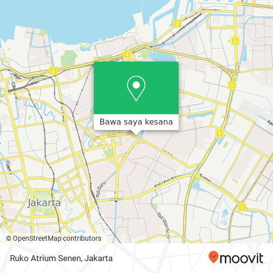 Peta Ruko Atrium Senen