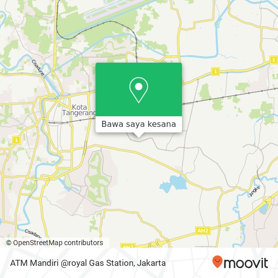 Peta ATM Mandiri @royal Gas Station