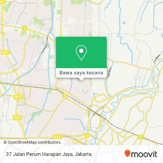 Peta 37 Jalan Perum Harapan Jaya