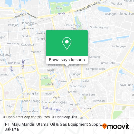 Peta PT. Maju Mandiri Utama, Oil & Gas Equipment Supply