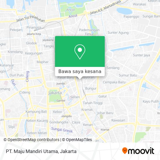 Peta PT. Maju Mandiri Utama