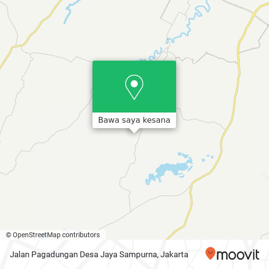 Peta Jalan Pagadungan Desa Jaya Sampurna