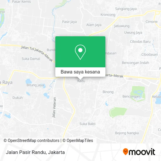 Peta Jalan Pasir Randu