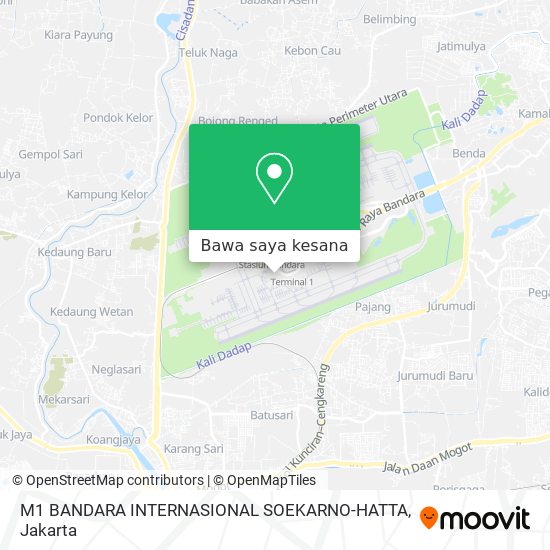 Peta M1 BANDARA INTERNASIONAL SOEKARNO-HATTA