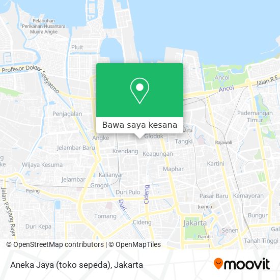 Peta Aneka Jaya (toko sepeda)