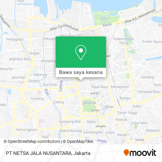 Peta PT NETSA JALA NUSANTARA