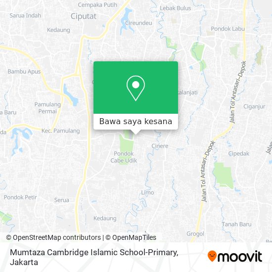 Peta Mumtaza Cambridge Islamic School-Primary