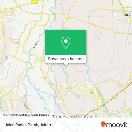 Peta Jalan Raden Patah