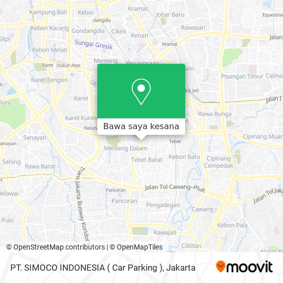 Peta PT. SIMOCO INDONESIA ( Car Parking )