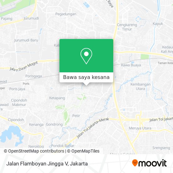 Peta Jalan Flamboyan Jingga V