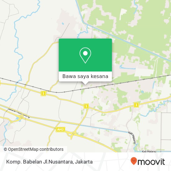 Peta Komp. Babelan Jl.Nusantara