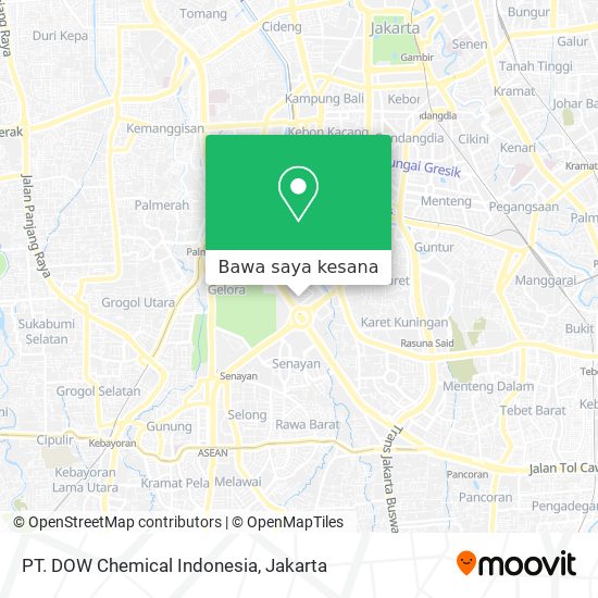 Peta PT. DOW Chemical Indonesia