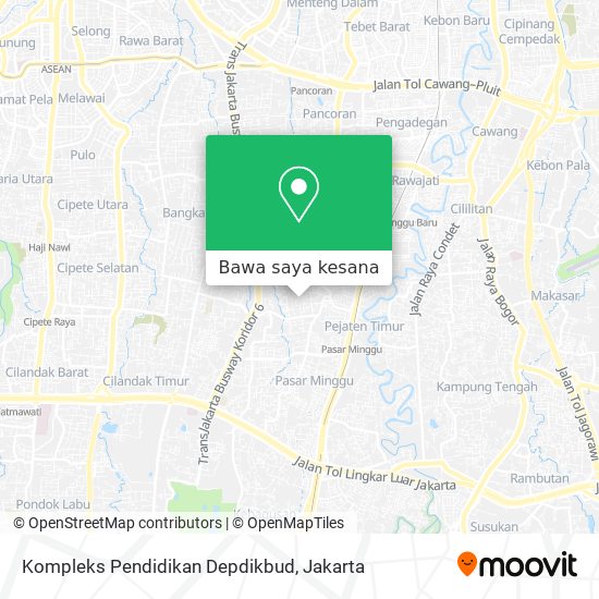 Peta Kompleks Pendidikan Depdikbud
