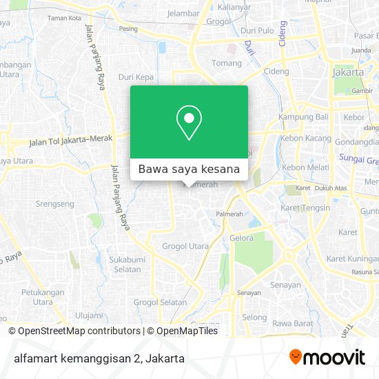 Peta alfamart kemanggisan 2