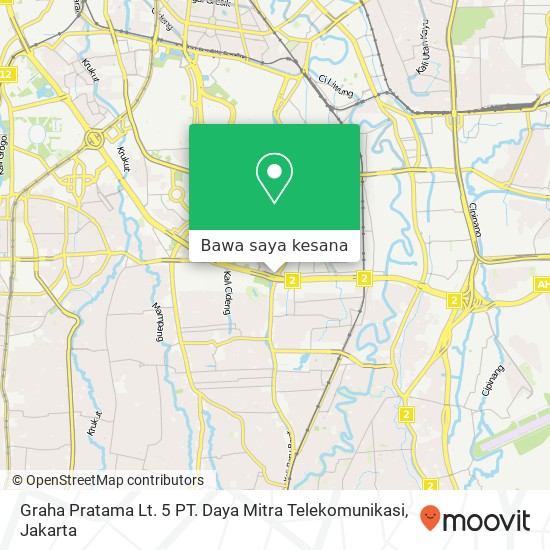 Peta Graha Pratama Lt. 5 PT. Daya Mitra Telekomunikasi