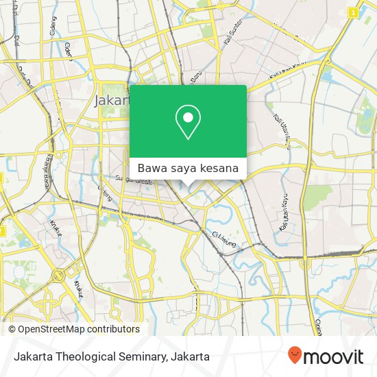 Peta Jakarta Theological Seminary