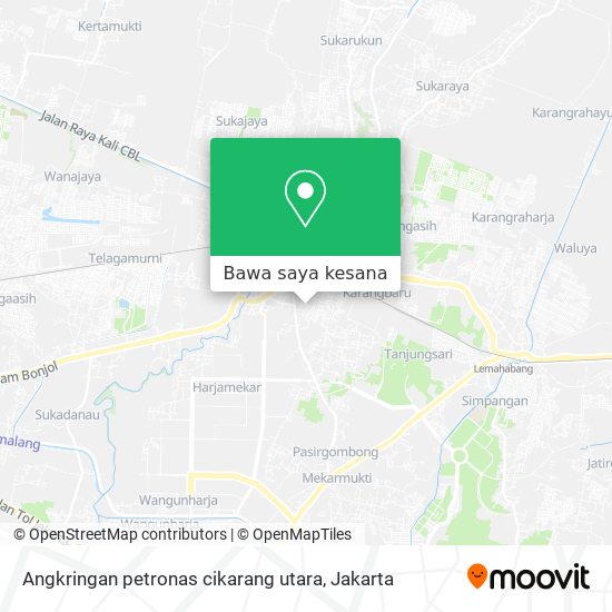 Peta Angkringan petronas cikarang utara