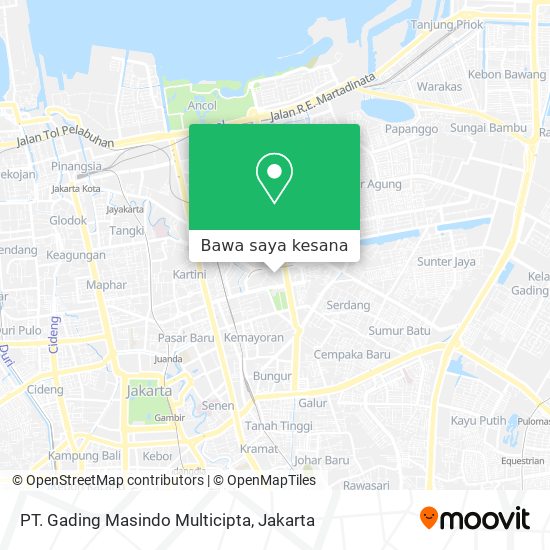 Peta PT. Gading Masindo Multicipta