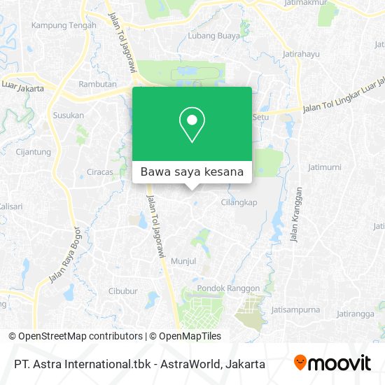 Peta PT. Astra International.tbk - AstraWorld