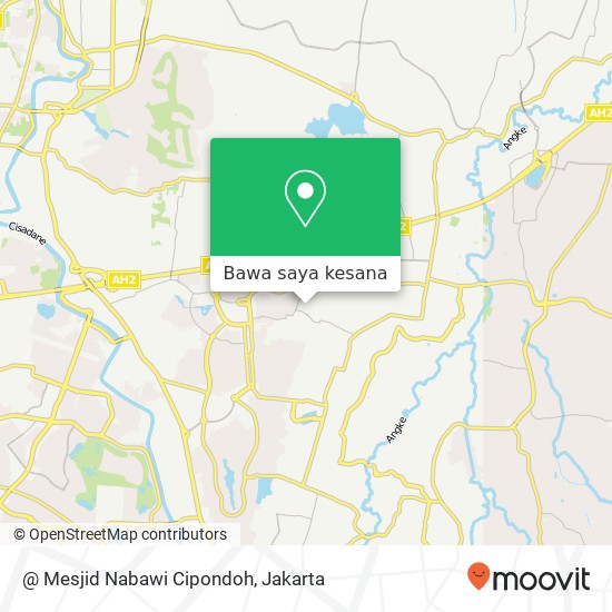 Peta @ Mesjid Nabawi Cipondoh