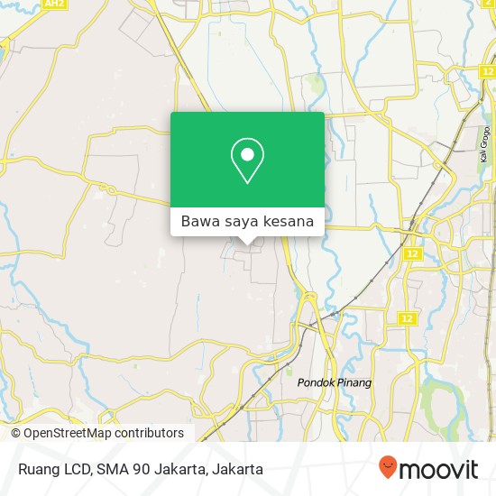 Peta Ruang LCD, SMA 90 Jakarta